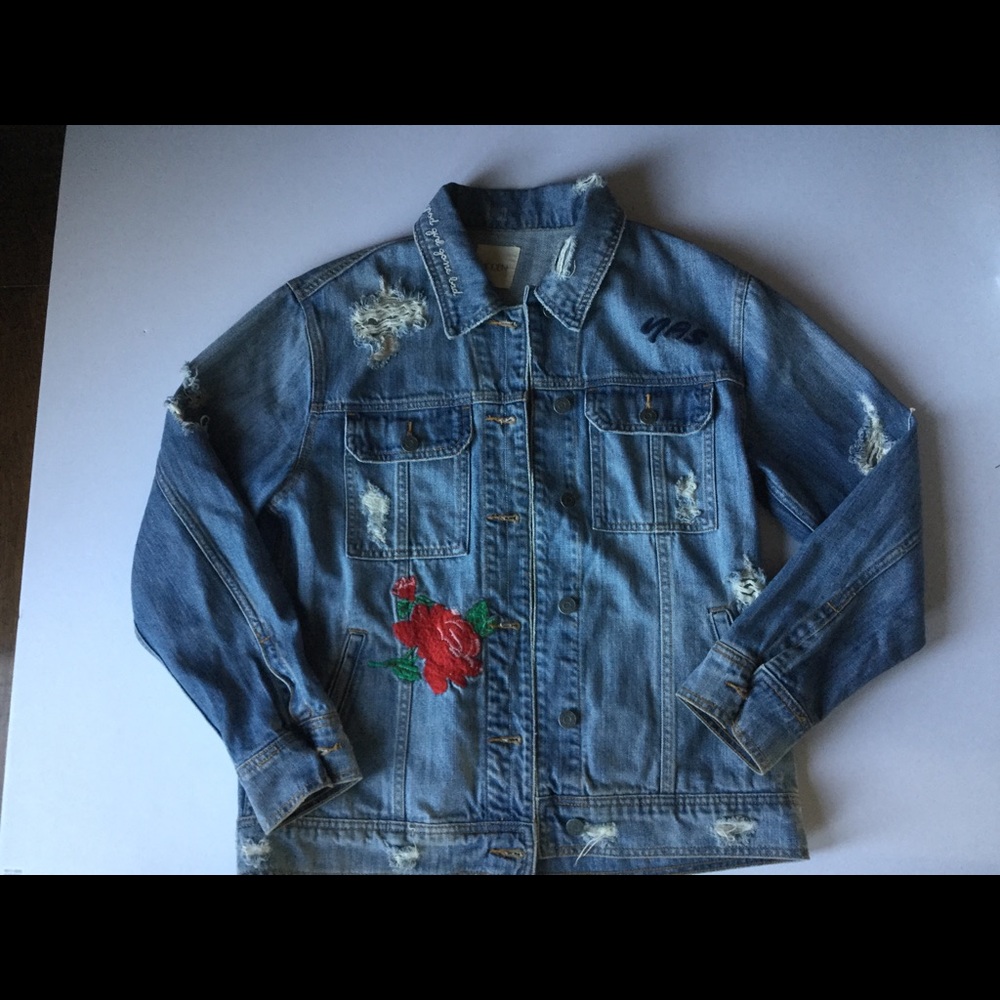 Embroidered Jean Jacket